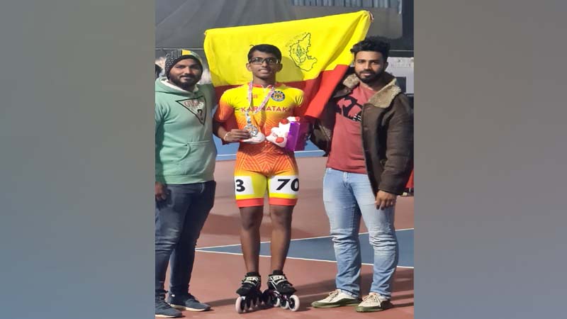 ರಾಷ್ಟ್ರಮಟ್ಟದ ಸ್ಕೇಟಿಂಗ್ – ಏಕಾಂಶ್ ಕುಮಾರ್‌ಗೆ 1 ಬೆಳ್ಳಿ, 1 ಕಂಚಿನ ಪದಕ