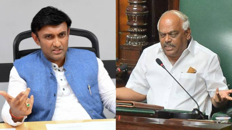 ರಮೇಶ್ ಕುಮಾರ್ ಮುಖವಾಡ ಹಾಕಿಕೊಂಡು ಬದುಕುತ್ತಿದ್ದಾರೆ: ಸುಧಾಕರ್