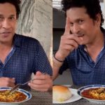 ಬಾಯಿ ಚಪ್ಪರಿಸುತ್ತಾ ಮಿಸಲ್ ಪಾವ್ ಸವಿದ ಸಚಿನ್ – ವೀಡಿಯೋ ವೈರಲ್
