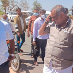 ಗಾಯಾಳುವನ್ನು ಬೆಂಗಾವಲು ವಾಹನದಲ್ಲಿ ಸಾಗಿಸಿ ಚಿಕಿತ್ಸೆ- ಮಾನವೀಯತೆ ಮೆರೆದ ಮಾಧುಸ್ವಾಮಿ
