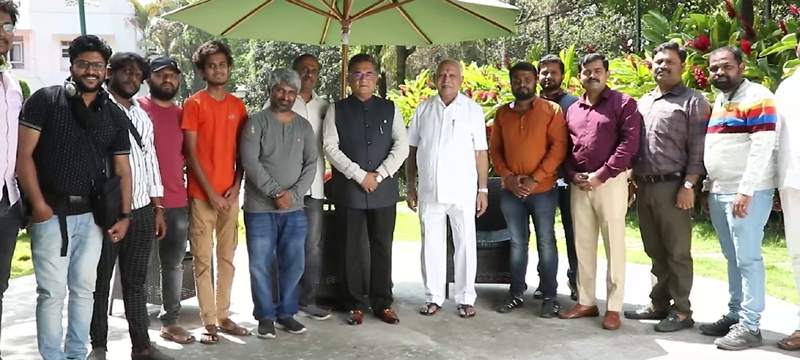 ಬಣ್ಣದ ಲೋಕಕ್ಕೆ ಕಾಲಿಟ್ಟ ಬಿ.ಎಸ್ ಯಡಿಯೂರಪ್ಪ