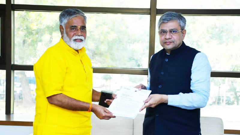 ಅರಳಗುಪ್ಪೆ ನಿಲ್ದಾಣದಲ್ಲಿ ರೈಲು ನಿಲುಗಡೆಗೆ ಬಿಸಿ ನಾಗೇಶ್ ಕೇಂದ್ರ ಸಚಿವರಿಗೆ ಮನವಿ