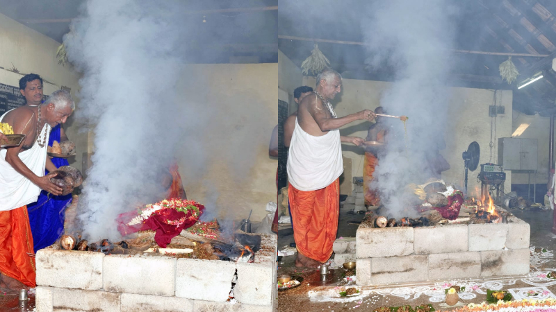 ಮಂಗಳೂರಿನ ಚಿತ್ರಾಪುರ ಶ್ರೀ ದುರ್ಗಾಪರಮೇಶ್ವರಿ ಕ್ಷೇತ್ರದಲ್ಲಿ ಚಂಡಿಕಾಯಾಗ