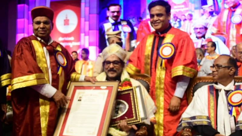 ಕ್ರೇಜಿಸ್ಟಾರ್ ರವಿಚಂದ್ರನ್‌ಗೆ ಗೌರವ ಡಾಕ್ಟರೇಟ್ ಪದವಿ ಪ್ರದಾನ