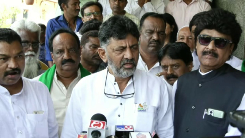 ಬಿಜೆಪಿ ದ್ವೇಷದ ರಾಜಕಾರಣ ಖಂಡಿಸಿ ನಾಳೆ ರಾಜಭವನ ಮುತ್ತಿಗೆ: ಡಿಕೆಶಿ