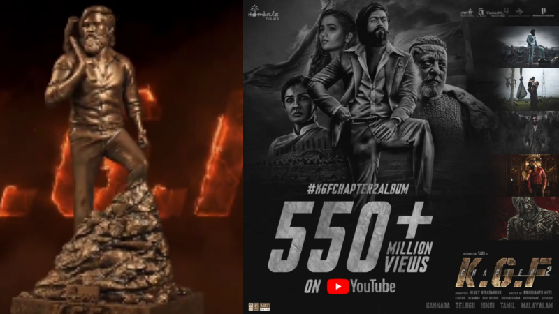 ಎಲ್ಲಾ ಭಾಷೆಗಳಲ್ಲೂ 550 ಮಿಲಿಯನ್‌ಗೂ ಅಧಿಕ ವೀಕ್ಷಣೆ ಪಡೆದ `ಕೆಜಿಎಫ್ 2 ‘ ಆಲ್ಬಂ