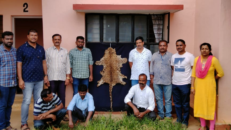 ಚಿರತೆ ಚರ್ಮ ಮಾರಾಟಕ್ಕೆ ಯತ್ನ, ಮೂವರು ಅರೆಸ್ಟ್