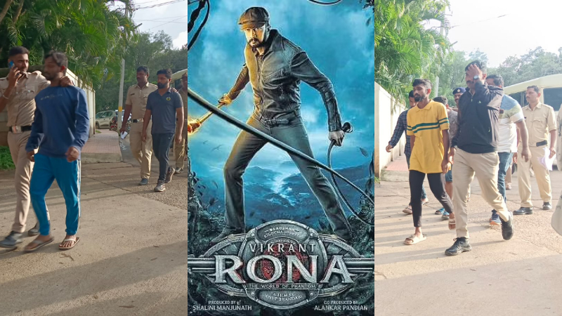`ವಿಕ್ರಾಂತ್ ರೋಣ’ ಸಿನಿಮಾ ವೇಳೆ ಮಚ್ಚಿನಿಂದ ಕೊಚ್ಚಿ ಹೋಗಿದ್ದವರ ಬಂಧನ