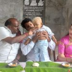 ದೇವರಿಗೆ ಮೊಮ್ಮಗನ ಮುಡಿ ನೀಡಿದ ಹೆಚ್.ಡಿ ಕುಮಾರಸ್ವಾಮಿ
