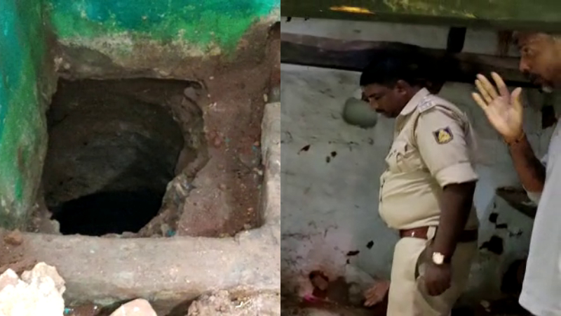 ಬಾಡಿಗೆ ಮನೆಯಲ್ಲಿ ಸುರಂಗ ನೋಡಿ ದಂಗಾದ ಮಾಲೀಕ – ಮಾದಕ ವಸ್ತು, ಮಾರಕಾಸ್ತ್ರ ಪತ್ತೆ