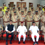 ರಾಜ್ಯಪಾಲರಿಂದ ರಾಷ್ಟ್ರಪತಿಯವರ ಪದಕ ಪ್ರದಾನ