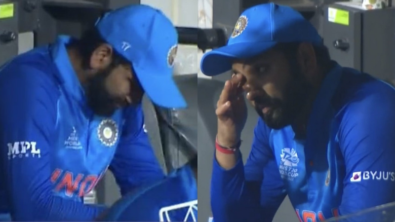 ಹೀನಾಯ ಸೋಲಿನ ಬಳಿಕ ಬಿಕ್ಕಿ ಬಿಕ್ಕಿ ಕಣ್ಣೀರಿಟ್ಟ ರೋಹಿತ್‌ ಶರ್ಮಾ