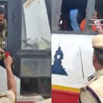 ಗಡಿಯಲ್ಲಿ ಮಹಾರಾಷ್ಟ್ರದ ಪ್ರಯಾಣಿಕರಿಗೆ ಗುಲಾಬಿ ಹೂ ನೀಡಿದ ಎಡಿಜಿಪಿ ಅಲೋಕ್‌ ಕುಮಾರ್‌