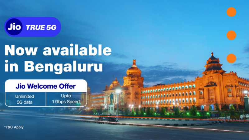 ಬೆಂಗಳೂರು, ಹೈದರಾಬಾದ್‌ನಲ್ಲೂ ಇಂದಿನಿಂದ ಜಿಯೋ ಟ್ರೂ 5G ಲಭ್ಯ