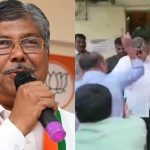 ಅಂಬೇಡ್ಕರ್‌ಗೆ ಅಪಮಾನ – ಮಹಾರಾಷ್ಟ್ರ ಸಚಿವ ಚಂದ್ರಕಾಂತ್ ಪಾಟೀಲ ಮುಖಕ್ಕೆ ಮಸಿ ಬಳಿದು ಆಕ್ರೋಶ