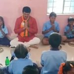 ಶಾಲಾ ಮಕ್ಕಳ ಜೊತೆ ಕೂತು ಬಿಸಿಯೂಟ ಸವಿದ ಸಿಪಿವೈ