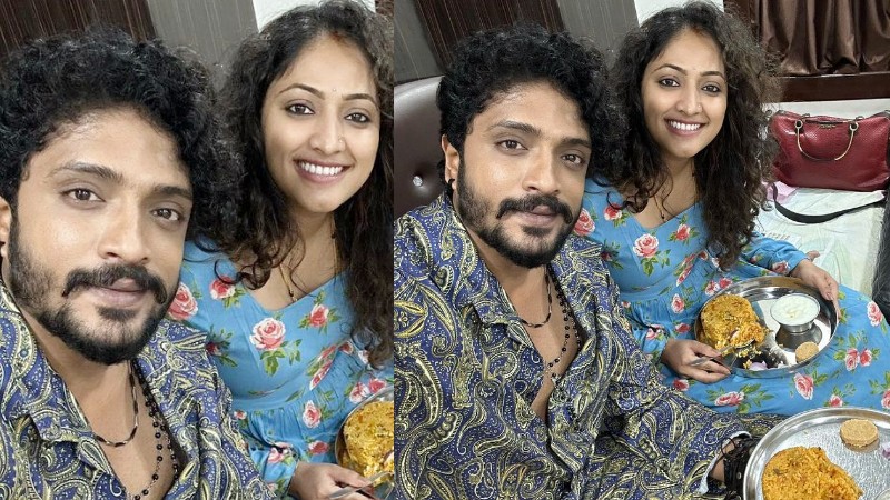 ತೆಲಂಗಾಣಕ್ಕೆ ತೆರಳಿ ಪತ್ನಿಗೆ ವಸಿಷ್ಠ ಸಿಂಹ ಸರ್ಪ್ರೈಸ್