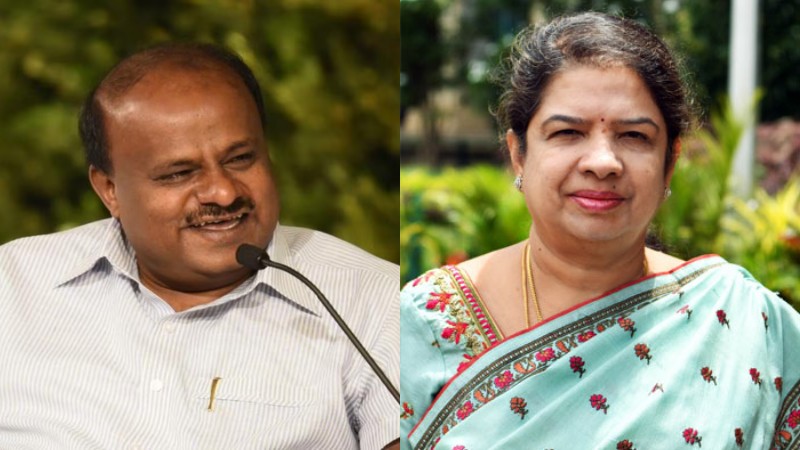 ಹೆಚ್‌.ಡಿ ಕುಮಾರಸ್ವಾಮಿ ಮಕ್ಕಳಂತೆ ಹಠ ಮಾಡ್ತಾರೆ : ಅನಿತಾ ಕುಮಾರಸ್ವಾಮಿ