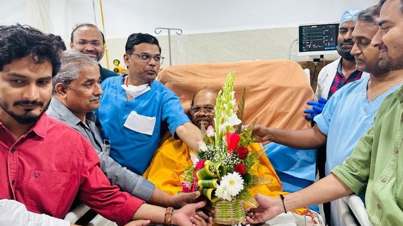 ಅಪಘಾತದಲ್ಲಿ ಗಾಯಗೊಂಡು ಆಸ್ಪತ್ರೆ ಸೇರಿದ್ದ ಕಾಂಗ್ರೆಸ್ ಅಭ್ಯರ್ಥಿ ಚಿಂಚನಸೂರ್ ಡಿಸ್ಚಾರ್ಜ್