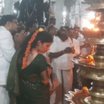 ಅಧಿಕಾರಕ್ಕಾಗಿ ದೇವರ ಮೊರೆ ಹೋದ ದಳಪತಿ- ಆದಿಚುಂಚನಗಿರಿ ಕ್ಷೇತ್ರಕ್ಕೆ ಹೆಚ್‍ಡಿಕೆ ಭೇಟಿ