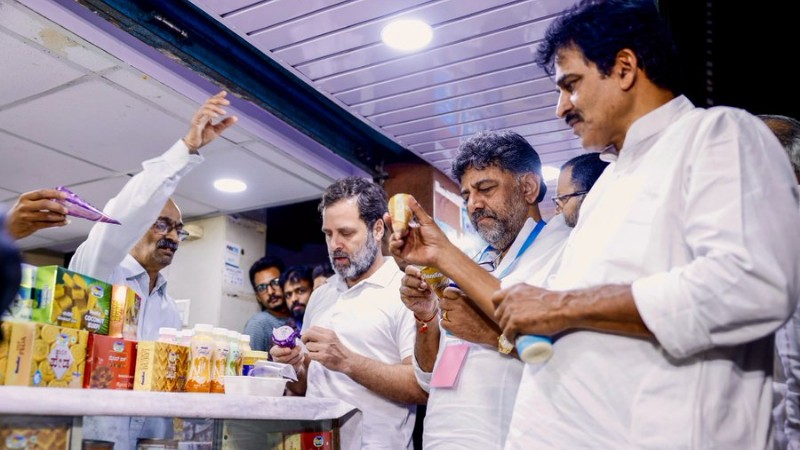 ಕರ್ನಾಟಕದ ಹೆಮ್ಮೆ.. ನಂದಿನಿಯೇ ಬೆಸ್ಟ್ ಎಂದ ರಾಹುಲ್ ಗಾಂಧಿ