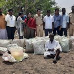 ಅಬಕಾರಿ ಅಧಿಕಾರಿಗಳ ದಾಳಿ – ಜಮೀನಿನಲ್ಲಿ ಅಡಗಿಸಿಟ್ಟಿದ್ದ 70 ಲಕ್ಷ ಮೌಲ್ಯದ ಸಿಹೆಚ್ ಪೌಡರ್ ಜಪ್ತಿ
