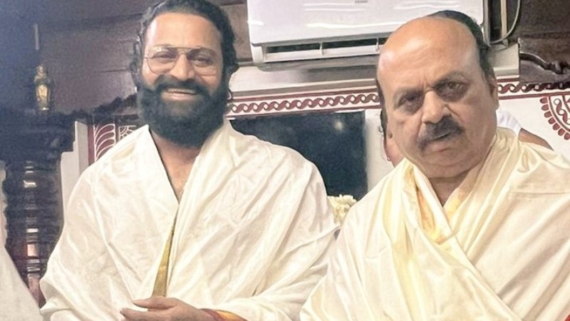 ಸಿಎಂ ಬೊಮ್ಮಾಯಿ ಭೇಟಿ ರಾಜಕೀಯದ ಬಣ್ಣ ಬೇಡ : ನಟ ರಿಷಬ್ ಶೆಟ್ಟಿ