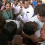 ಇಂದಿರಾ ಗಾಂಧಿಯ ಪ್ರತಿರೂಪ ಎಂದಿದ್ದಕ್ಕೆ ಮಹಿಳೆಗೆ ಪ್ರೀತಿಯ ಅಪ್ಪುಗೆ ನೀಡಿದ ಪ್ರಿಯಾಂಕಾ