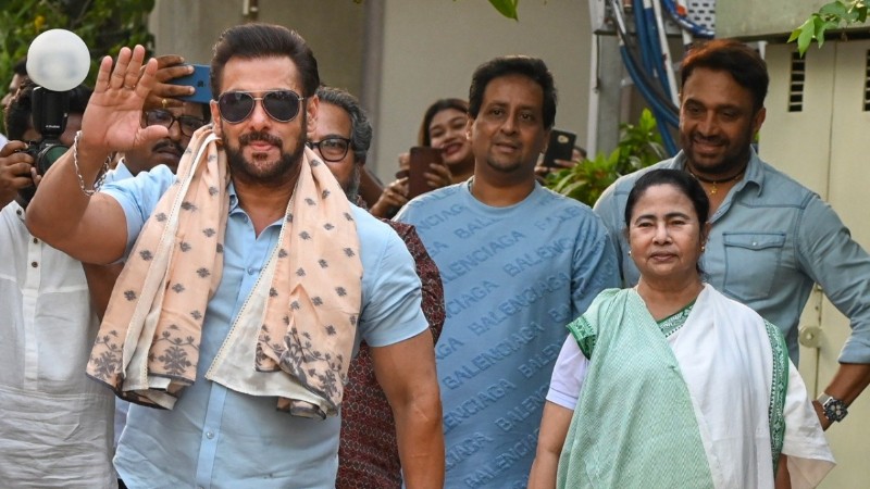 ಮಮತಾ ಬ್ಯಾನರ್ಜಿ ಭೇಟಿ ಮಾಡಿದ ಸಲ್ಮಾನ್ ಖಾನ್