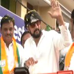 ರಾಜರಾಜೇಶ್ವರಿನಗರದಲ್ಲಿ ಸಚಿವ ಮುನಿರತ್ನ ಪರ ಸುದೀಪ್ ಅಬ್ಬರದ ಪ್ರಚಾರ