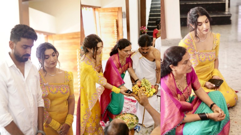 ಹೊಸ ಮನೆ ಗೃಹಪ್ರವೇಶದ ಸಂಭ್ರಮದಲ್ಲಿ ನಟಿ ಕೃಷಿ ತಾಪಂಡ