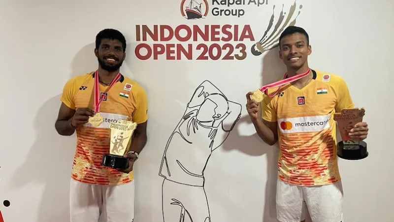 Indonesia Open 2023: ಐತಿಹಾಸಿಕ ಜಯ ತಂದ ಮೊದಲ ಭಾರತೀಯ ಜೋಡಿ, ಸಾತ್ವಿಕ್‌ಸಾಯಿರಾಜ್, ಚಿರಾಗ್‌ಗೆ ಪ್ರಶಸ್ತಿ