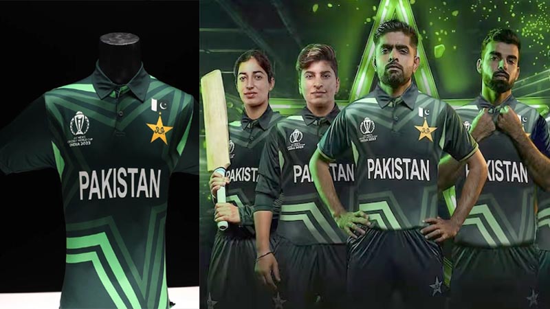 AsiaCup 2023, ವಿಶ್ವಕಪ್‌ ಟೂರ್ನಿಗೆ ಹೊಸ ಜೆರ್ಸಿ ಅನಾವರಣ – ಮಾಸ್‌ ಲುಕ್‌ನಲ್ಲಿ ಪಾಕ್‌ ತಂಡ