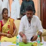 ಬಿಜೆಪಿ ಮಾಜಿ ಶಾಸಕಿ ಪೂರ್ಣಿಮಾ ಶ್ರೀನಿವಾಸ್‌ ಮನೆಯಲ್ಲಿ ಡಿಕೆಶಿ ಭರ್ಜರಿ ಊಟ