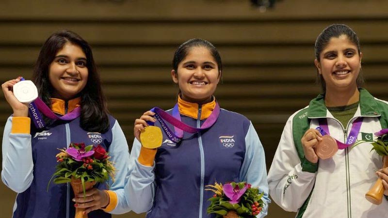 Asian Games 2023: ಚಿನ್ನದ ಪದಕಕ್ಕೆ ಶಾರ್ಪ್‌ ಶೂಟ್‌ – 4ನೇ ಸ್ಥಾನಕ್ಕೆ ಜಿಗಿದ ಭಾರತ