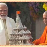 ಪ್ರಧಾನಿ ಮೋದಿಗೆ ಬೆಳ್ಳಿಯ ರಾಮಮಂದಿರ ಪ್ರತಿರೂಪ ಗಿಫ್ಟ್‌!