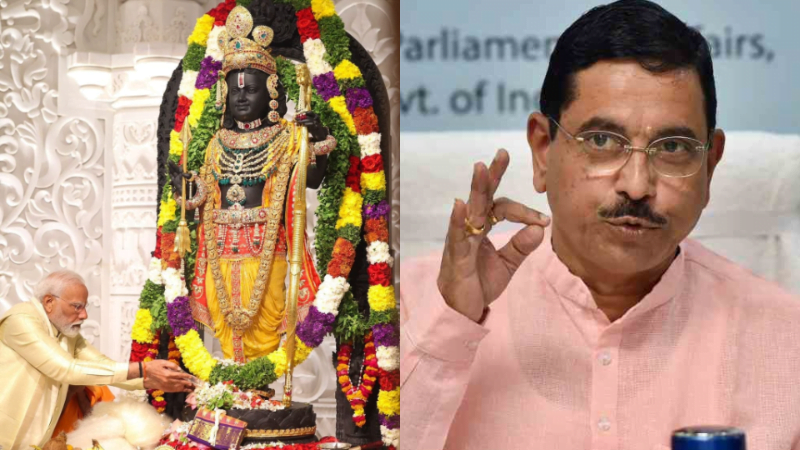 ಮೋದಿಯಂತಹ ಒಳ್ಳೆಯ ಭಕ್ತ ಸಿಕ್ಕ ಮೇಲೆ ರಾಮಲಲ್ಲಾ ಪ್ರಾಣ ಪ್ರತಿಷ್ಠಾಪನೆಯಾಗಿದೆ: ಜೋಶಿ