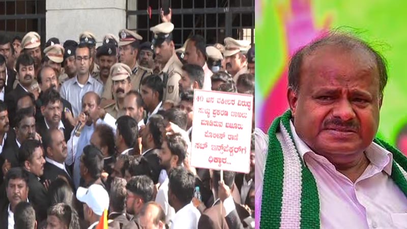 ರಾಮನಗರ ಎಸ್ಪಿಯನ್ನ ಸಸ್ಪೆಂಡ್ ಮಾಡಿ – ವಕೀಲರ ಬೆಂಬಲಕ್ಕೆ ನಿಂತ ಹೆಚ್‌ಡಿಕೆ