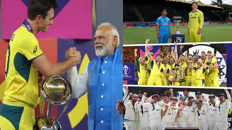 8 ತಿಂಗಳಲ್ಲಿ ಆಸ್ಟ್ರೇಲಿಯಾ ವಿರುದ್ಧವೇ 3 ವಿಶ್ವಕಪ್‌ ಟ್ರೋಫಿ ಕಳೆದುಕೊಂಡ ಭಾರತ!