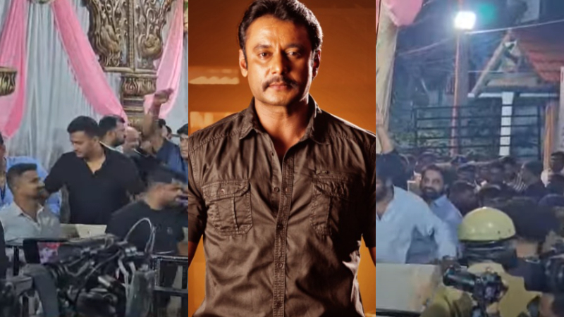 ದರ್ಶನ್ ಹುಟ್ಟುಹಬ್ಬ: ನಟನ ಮನೆ ಮುಂದೆ ಜನಸಾಗರ