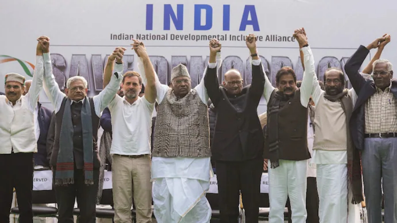 ದೆಹಲಿಯ ರಾಮಲೀಲಾ ಮೈದಾನದಲ್ಲಿ ಇಂದು INDIA ಒಕ್ಕೂಟದ ಒಗ್ಗಟ್ಟು ಪ್ರದರ್ಶನ