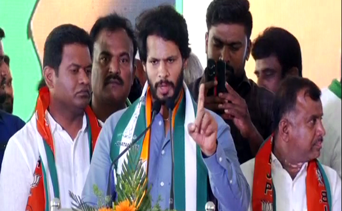 ರೈತರಿಗೆ ಮಿಡಿಯುವ ಹೃದಯ ಕುಮಾರಸ್ವಾಮಿಯವ್ರದ್ದು: ನಿಖಿಲ್