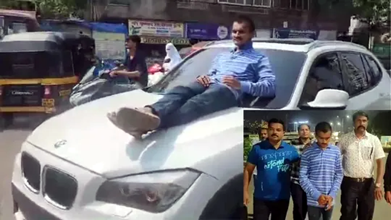 Viral Video: ಬಾನೆಟ್‌ ಮೇಲೆ ವ್ಯಕ್ತಿಯನ್ನ ಮಲಗಿಸಿ BMW ಕಾರು ಚಲಾಯಿಸಿದ ಅಪ್ರಾಪ್ತ!
