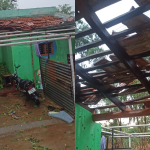ಮೊದಲ ಮಳೆಗೆ ರಾಮನಗರದ ಹಲವೆಡೆ ಅವಾಂತರ- ಮನೆ ಮೇಲ್ಛಾವಣಿ ಕುಸಿತ