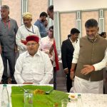 ಬೈರತಿ ಸುರೇಶ್ ಪುತ್ರನೊಂದಿಗೆ ಎಸ್ ವಿಶ್ವನಾಥ್ ಪುತ್ರಿ ನಿಶ್ಚಿತಾರ್ಥ -ಊಟದಲ್ಲಿ ಜೊತೆಯಾದ ಡಿಕೆಶಿ, ಗೆಹ್ಲೋಟ್