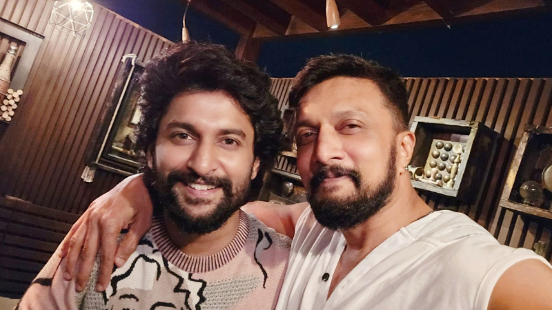 ಸುದೀಪ್‌ರನ್ನು ಭೇಟಿಯಾದ ನ್ಯಾಚುರಲ್‌ ಸ್ಟಾರ್‌ ನಾನಿ