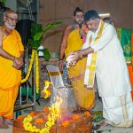 ಎತ್ತಿನಹೊಳೆ ಯೋಜನೆಗೆ ಚಾಲನೆ ಹಿನ್ನೆಲೆ ಹೋಮ – 9 ಪೂರ್ಣ ಕುಂಭಗಳಿಗೆ ಪೂಜೆ ಸಲ್ಲಿಸಿದ ಡಿಕೆಶಿ