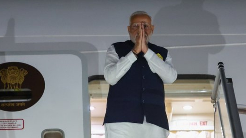 ಮೂರು ದಿನಗಳ ಅಮೆರಿಕ ಪ್ರವಾಸ ಮುಗಿಸಿ ಭಾರತಕ್ಕೆ ಮರಳಿದ ಮೋದಿ