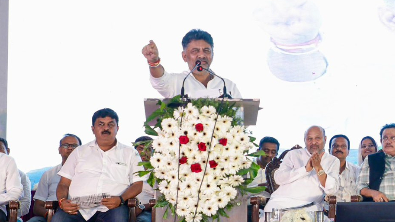 ಚನ್ನಪಟ್ಟಣವನ್ನು ಚಿನ್ನದ ಪಟ್ಟಣ ಮಾಡುತ್ತೇವೆ : ಡಿಕೆಶಿ ಘೋಷಣೆ