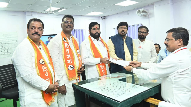 ಮಹರಾಷ್ಟ್ರ, ಜಾರ್ಖಂಡ್ ವಿಧಾನಸಭೆ ಚುನಾವಣೆ – ಸಿಎಂ ಏಕನಾಥ್ ಶಿಂಧೆ ಸೇರಿ ಪ್ರಮುಖ ನಾಯಕರಿಂದ ನಾಮಪತ್ರ ಸಲ್ಲಿಕೆ